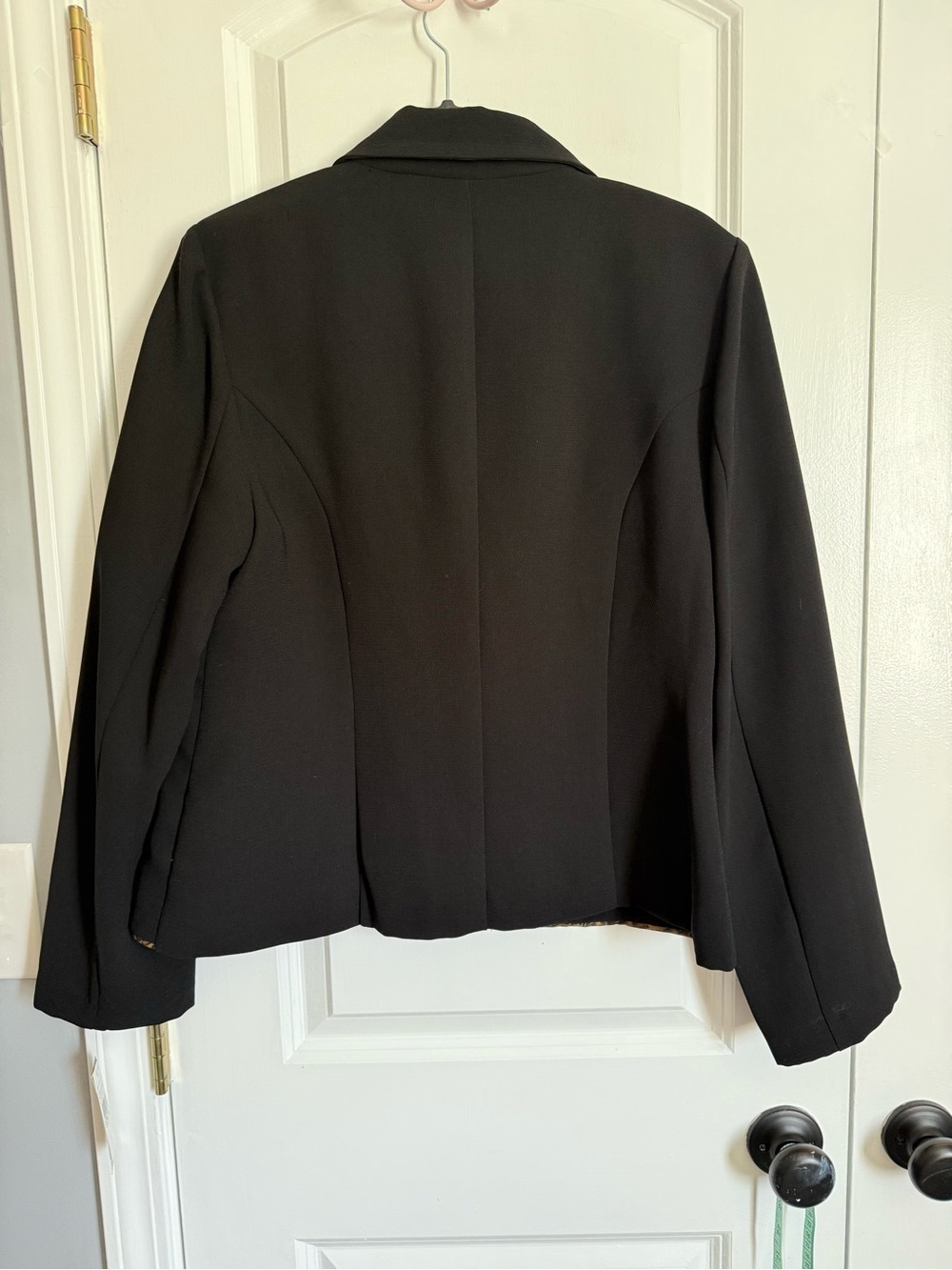 Black Tailored Jacket with Trim - Picture 8 of 9